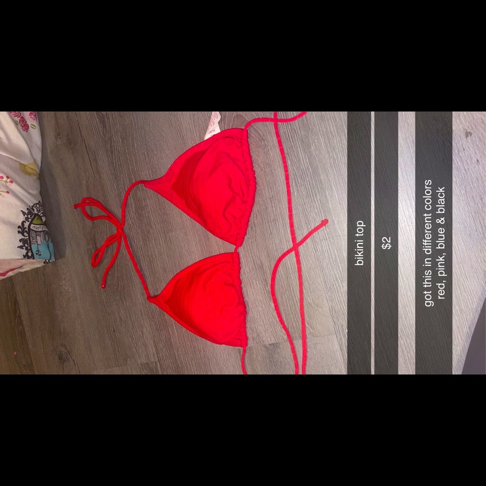Bikini tops, size large got this in multi colors!